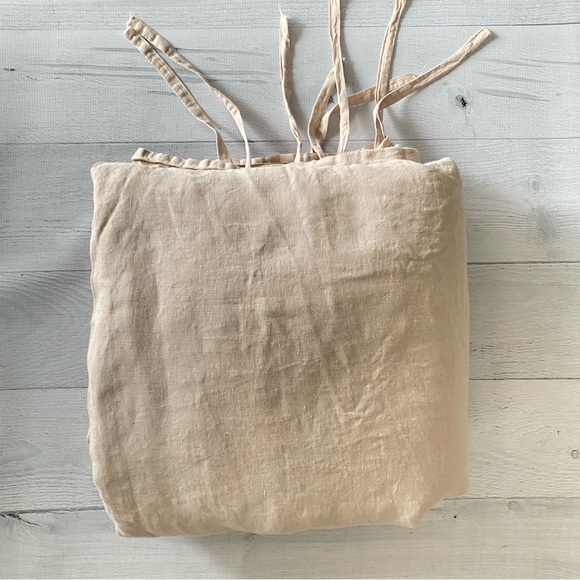 WAMSUTTA Vintage - King Duvet Cover / Washed Linen (BEIGE) - Picture 2 of 9